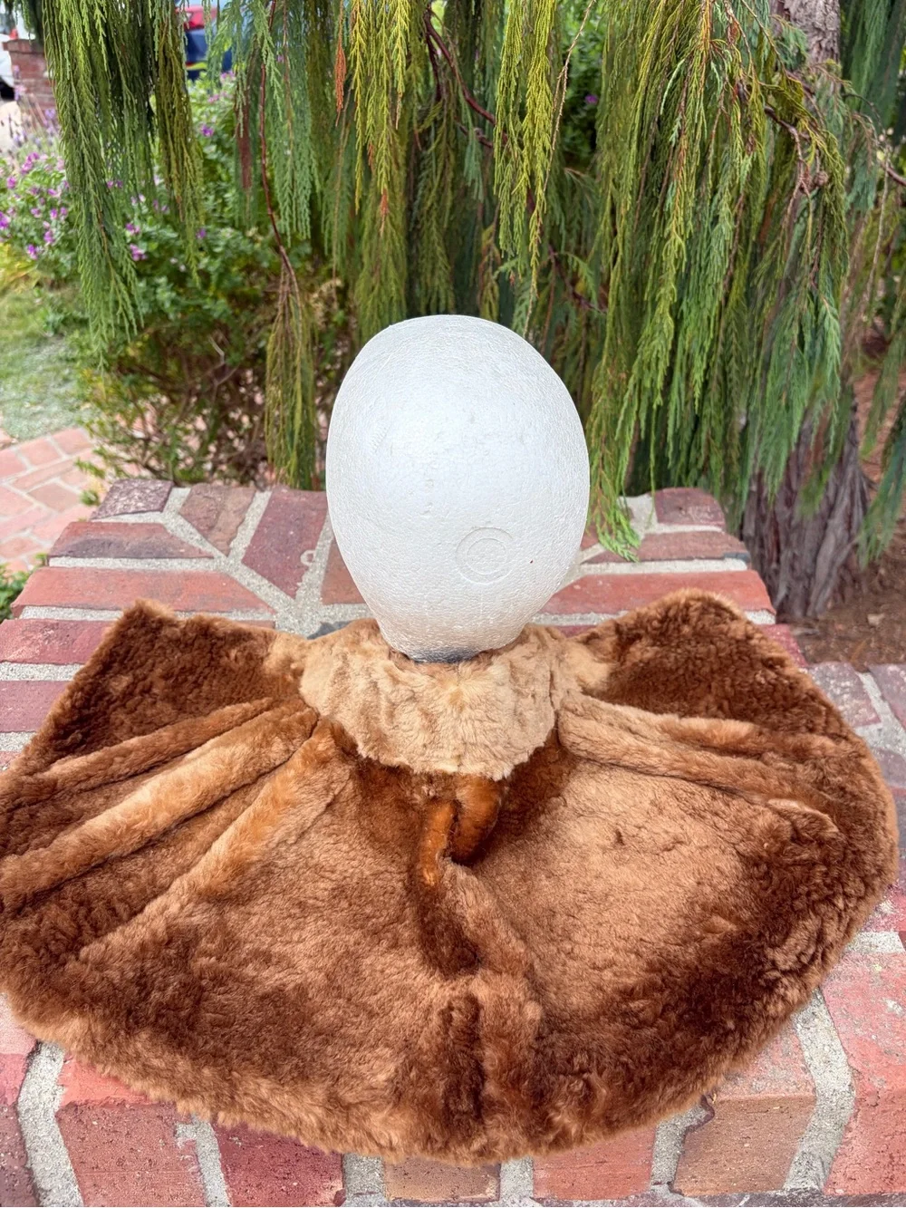 Buttersoft Genuine Sheared Beaver Fur Cape Collar Kids Fred Benioff 1940’s